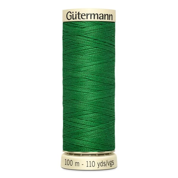 Set med 5 spolar 100m Tråd 100% polyester Gutermann Ref 788988 - Att 396 - lyckans gröna grön lycka