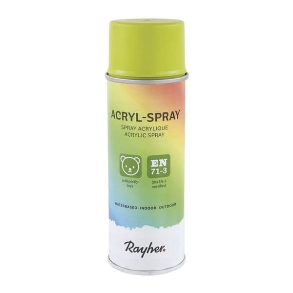 Akrylspray, äppelgrön, 200ml låda Grönt äpple
