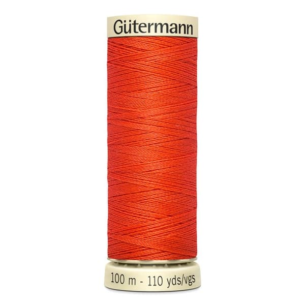 5-pack 100m tråd 100% polyester Gutermann Ref 788988 - Att 155 - klar orange Ljus orange