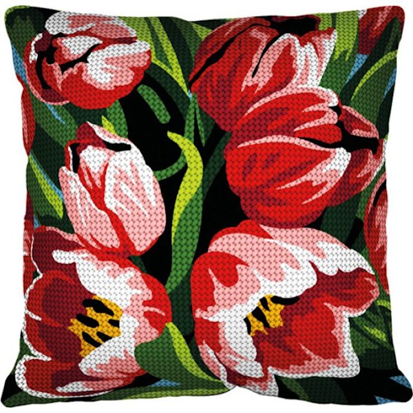 Tulpaner Canvas Kuddsats