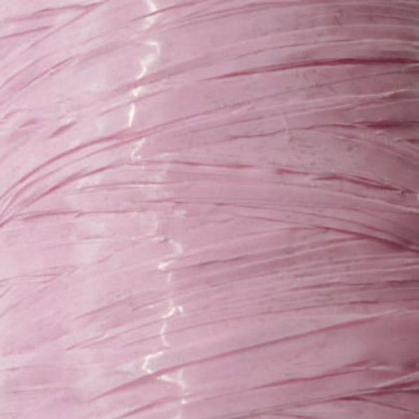 Raphia syntetisk rosa 125 g