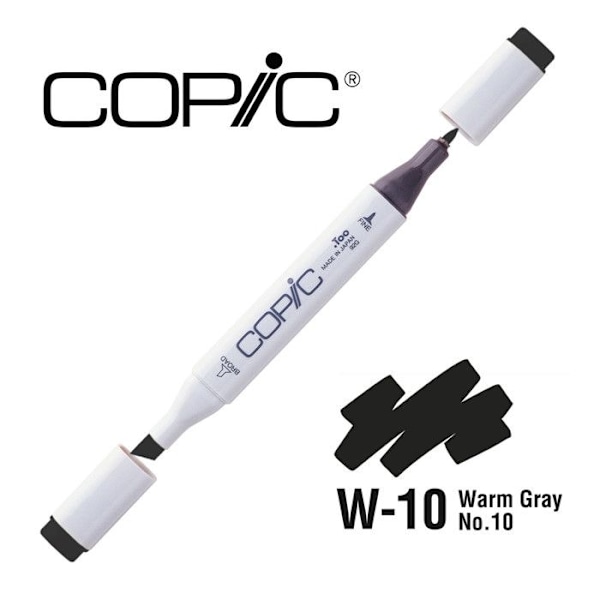 Copic Marker W10 Varm Grå No.10 Grå