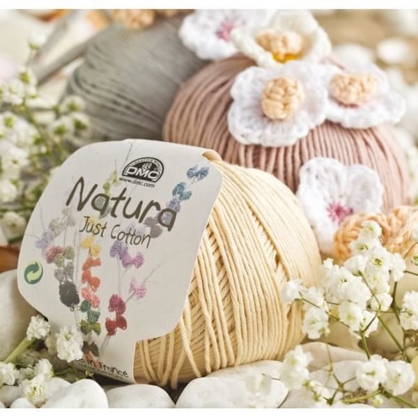 NATURA Fil Coton Garn 50 g N30 Lila