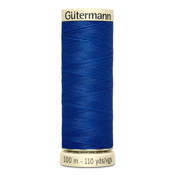 Paketer med 5 spolar 100m Tråd 100% polyester Gutermann Ref 788988 - Att 316 - kungblå kungsblå