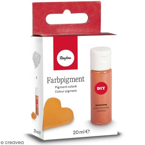 Tvålfärgning - Mandarin gul - 10 ml Mandarin gul