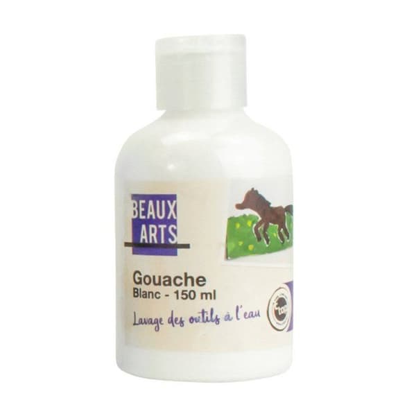 MégaCréa DIY - Gouache för barn Vit 150ml Vit