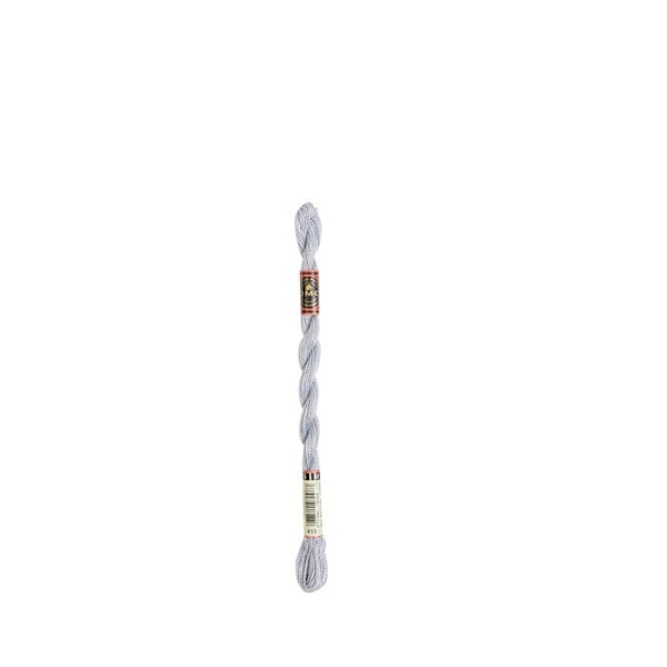 Fil DMC Coton Perlé Médium N5 Col. 415 Färg nummer 415