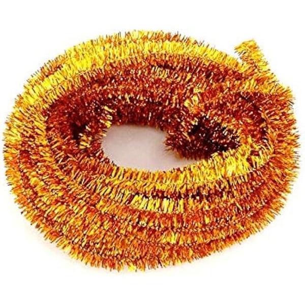 Chenille Garn - SODERTEX - Guld - ø 6 mm x 10 m - Hantverksaktivitet - Kreativ Fritid Guld