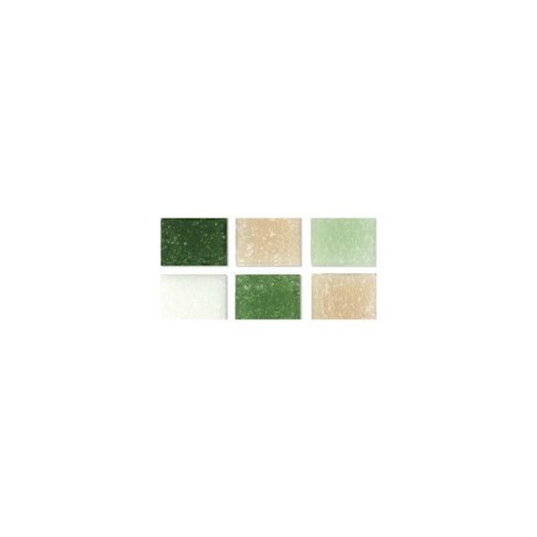 Mosaikstenar 1 cm Gröna nyanser 1 kg