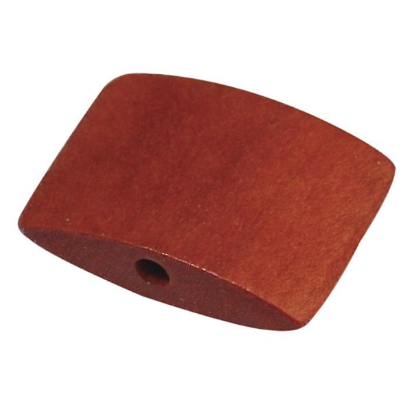 Träperla - Rayher - Bayong - Orange - 1,8 x 2,3 cm - Naturlig Orange