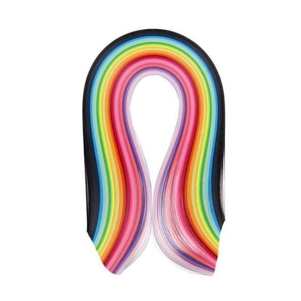 Klassiskt quilling-kit - 140 remsor 34x0,8 cm + verktyg