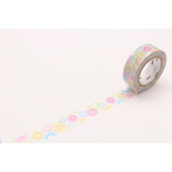 Maskeringstejp MT EX ellipser - spirograf Flerfärgad