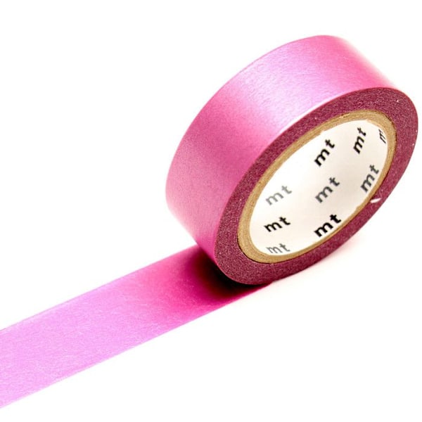 MaskerTejp MT 1,5 cm Uni Pearl iriserande magenta Iriserande magenta