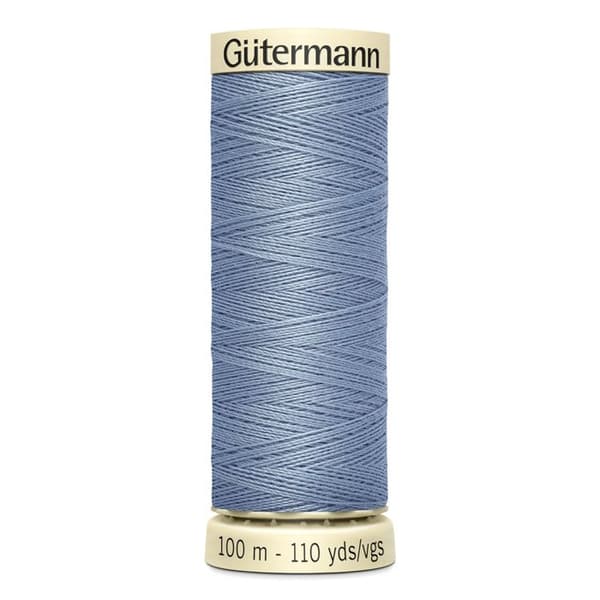 Syrgarn 100% polyester Gutermann 1 Spole - Att 64 - silvergrå silvergrå