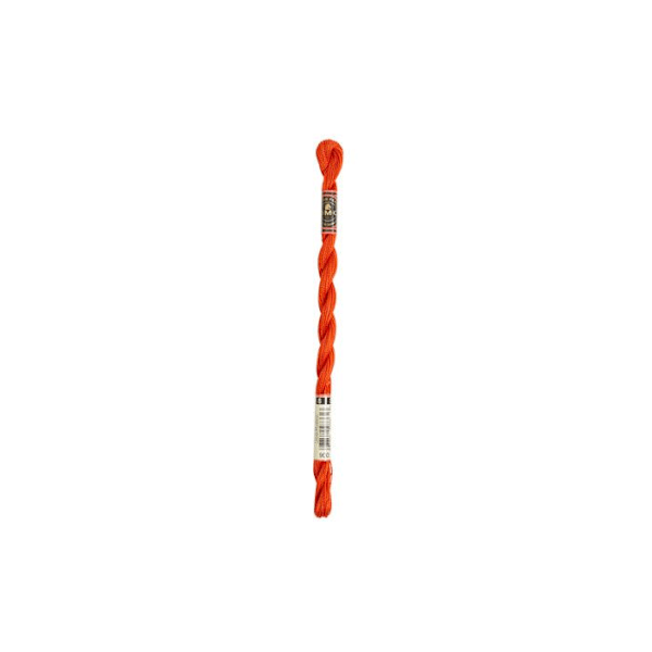 Fil DMC Coton Perlé Small N8 Col. 900 Färg nummer 900
