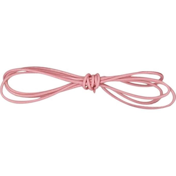 Cordon läder Ø 1 mm Rosa 1 m Rosa