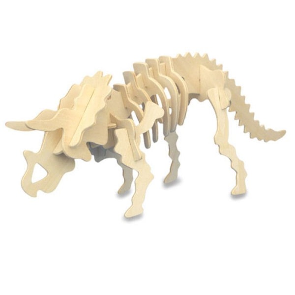 Triceratops i trä