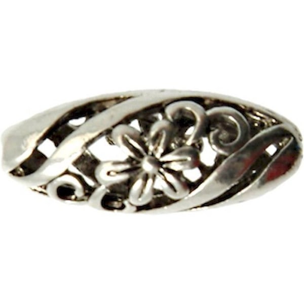 Perle metallspets 22 mm Silverfärgad Silver