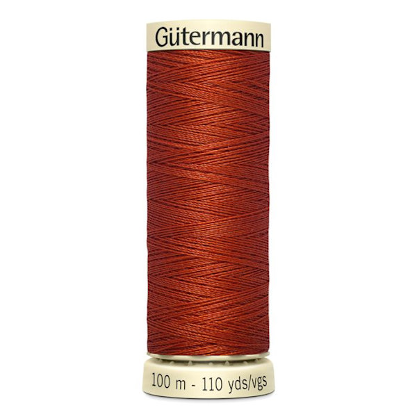 5-pack av 100m spolar 100% polyester Gutermann Ref 788988 - Att 837 - bärnsten bärnsten