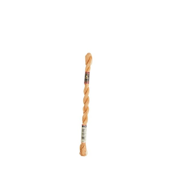 Tråd DMC Coton Perlé Medium N5 Färg 437 Beige