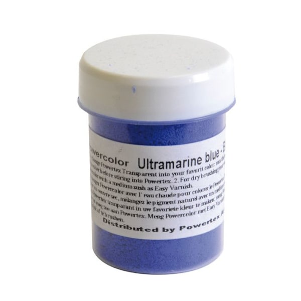 Färgpulver - Powercolor - Powertex - Blå - 40ml - Lätt att blanda Blå