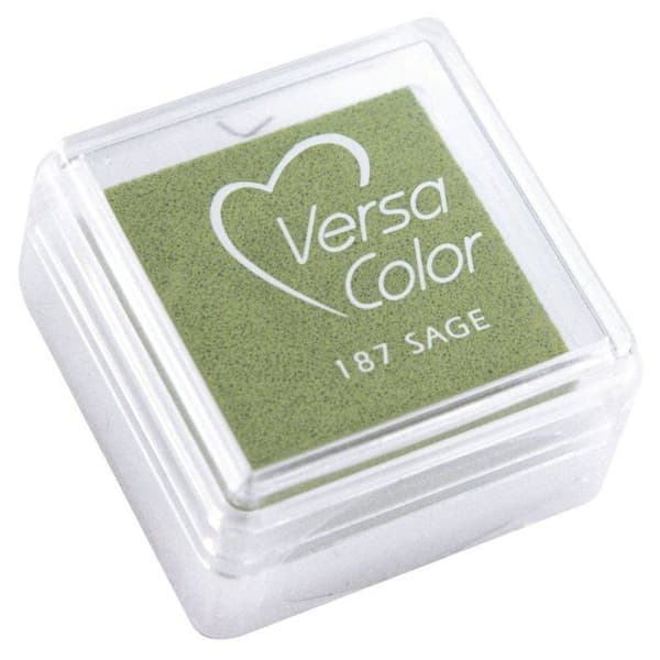 "Versacolor" bläckdyna, mintgrön, 2,5x2,5 cm mintgrön