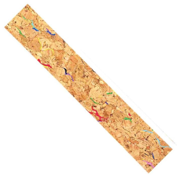 Korkband Färginslag 2,5 cm 2 m färgad