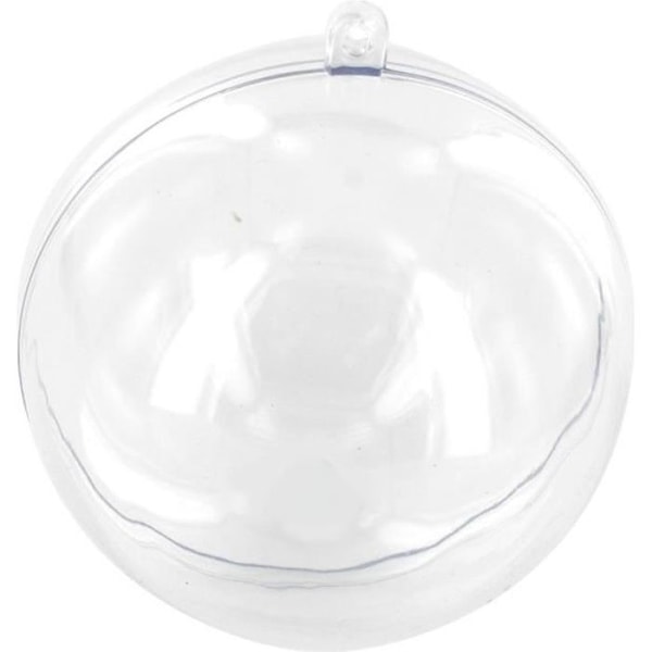 Plastikboll - MegaCrea DIY - Set med 4 - Transparent - Ø 4 cm - Akryl transparent