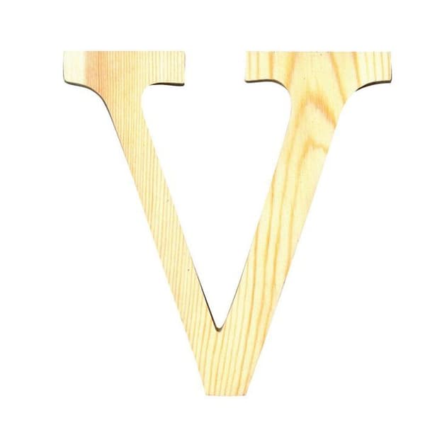 BREV V - 11.5 CM - TRÄ