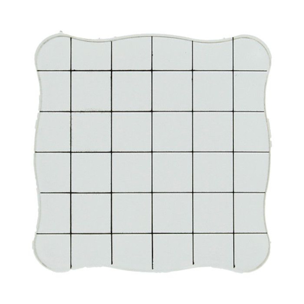 BLOCK POSITIONER REFERENCE LINES - 7.6X7.6X1.3 CM