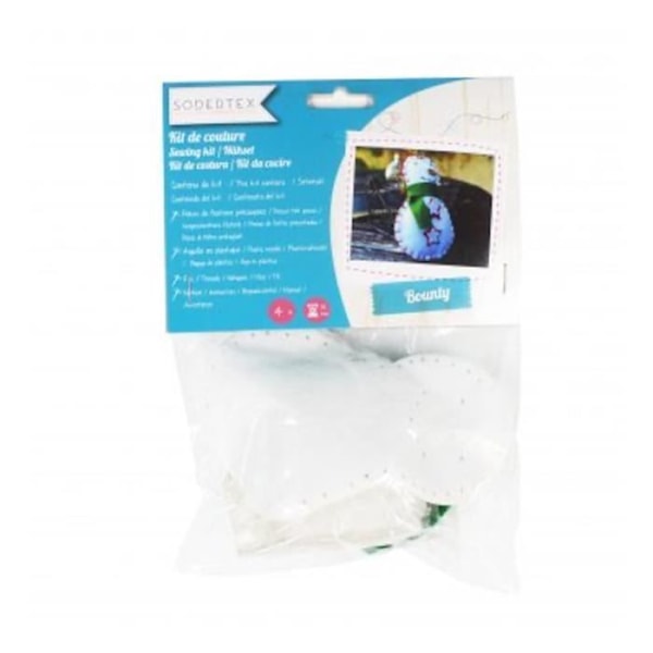 Syrgkits - Sodertex - Snögubbe - Filttyg 2mm - 12x7cm - Mix - 3 år och äldre Vit