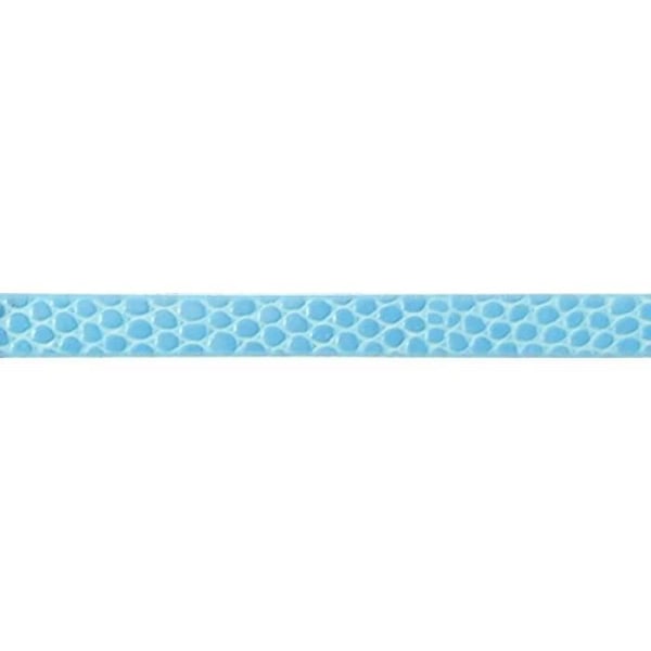 Armband 6 mm Croco style Blue - MegaCrea - Justerbart - Vuxen - Dam - PU - 220 x 6 mm Blå