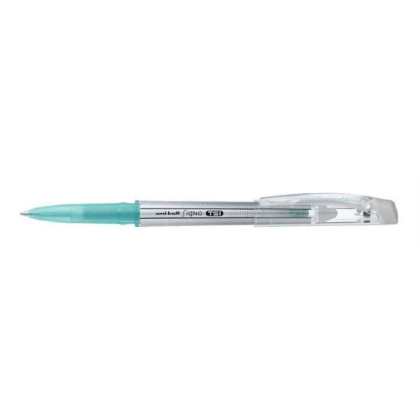 Stylo roller - uni-ball - Signo TSI - Utgörbar gelbläck - Påfyllbar - Median spets 0,7 mm Grön