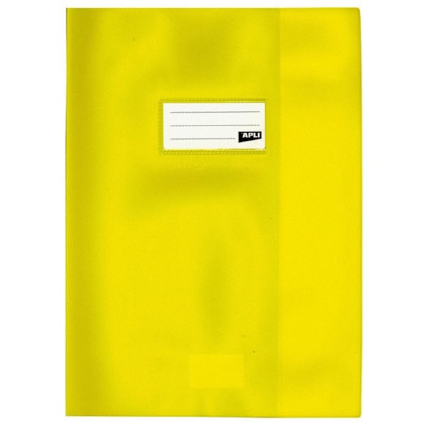 PVC-skyddspärm - APLI - Opaque Gul - 19/100-dels - 24 x 32 cm - Blandet