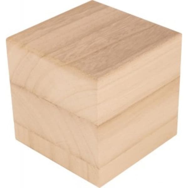 Träobjekt - Artémio - Träkub - 10 cm - Barninredning - Unisex
