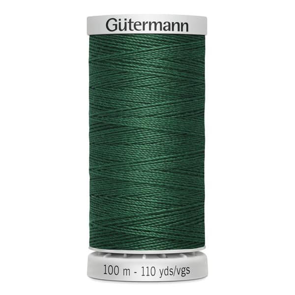 Fil extra stark 100% polyester Gutermann, 5-pack spolar på 100m - Att 340 - amazongrön amazon grön