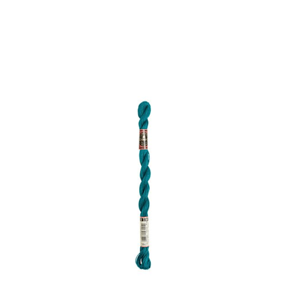 Fil DMC Coton Perlé Médium N5 Col. 3847 Grön