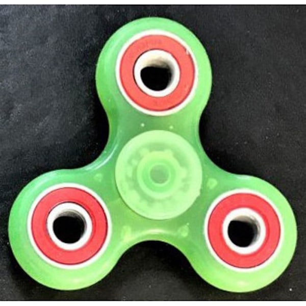 Hand Spinner Grön i ABS Fosforescerande Grön
