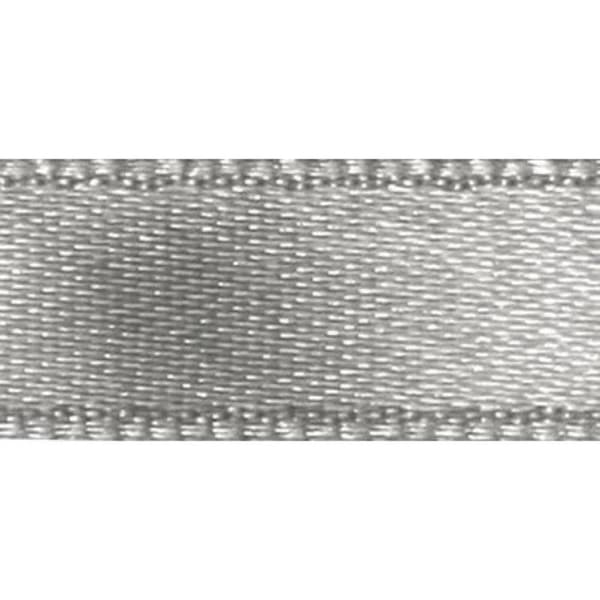 Satinband, 10 mm, rulle 10 m, silver Silver