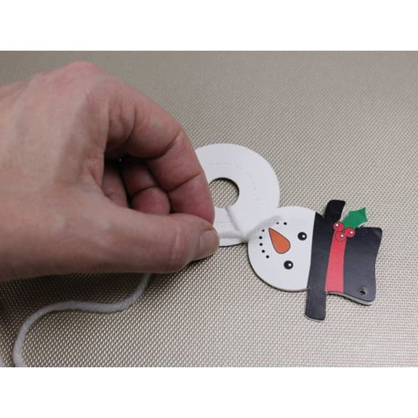 MégaCréa DIY - Kreativ kit snögubbe pompom vit Vit