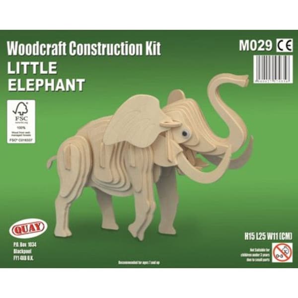Kaj - Trämodell Elefant