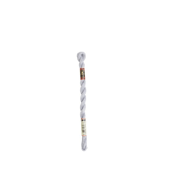 Fil DMC Coton Perlé Small N8 Col. 415 Färg nummer 415