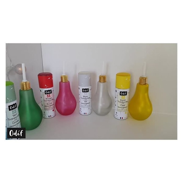 Vernis - ODIF - 88 'Fraise' - Spray 125ml - Frostig effekt - Repellerande mot repor Jordgubbe