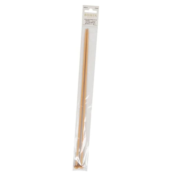 BAMBOO VIRKNÅL 35CM - 4,5MM Bambu
