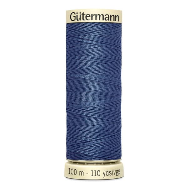 Sytråd 100% polyester Gütermann 1 Spole - Att 68 - blågrå blågrå