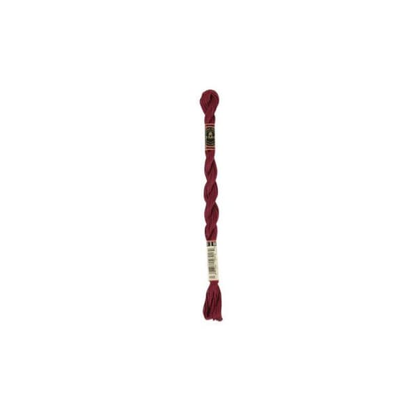 DMC - Fil DMC Coton Perlé Medium N5 Col. 498 Röd