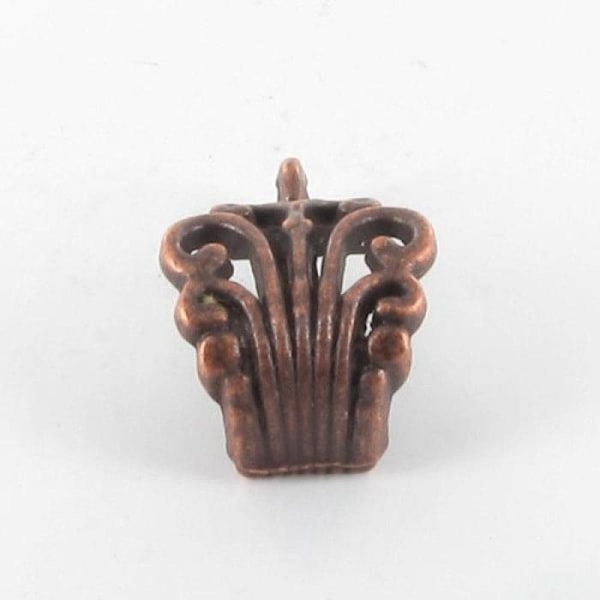 Bélière filigranée metall 17mm Koppar (10 stycken) Koppar