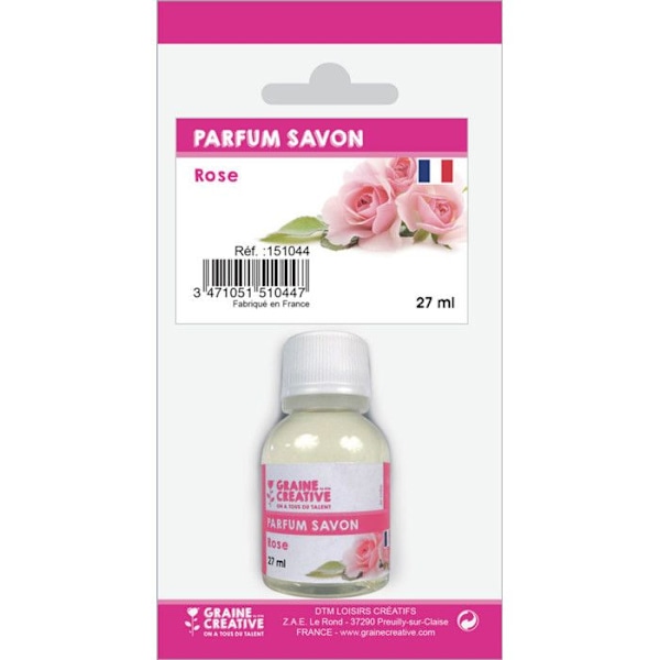 Parfym för tvål 27 ml Ros