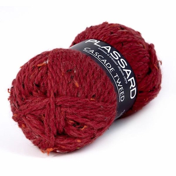 Kula av ull Cascade Tweed 62 Röd 62 Röd