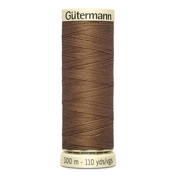 Lot de 5 spolar 100m Tråd 100% polyester Gutermann Ref 788988 - Att 124 - camel kamel